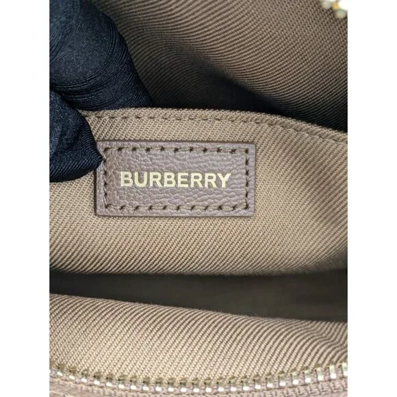 Burberry Vintage Check Large Camera Shoulder Bag Earth 8084495 - Picture 9 of 14